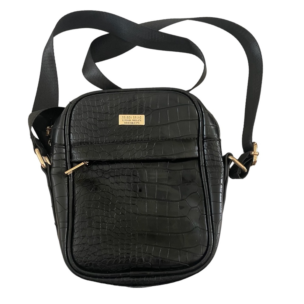 THE CROC SKIN CROSS BODY BAG